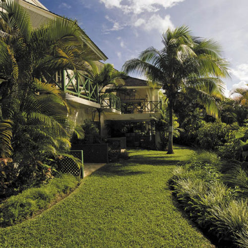 Private bedrooms overlooking the Gardens at Crossbow Villa, Barbados